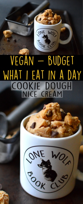 Vegan What I Eat In A Day - Budget (3#) - Chickpea Cookie Dough Banana Ice Cream - Gluten Free - Rich Bitch Cooking Blog