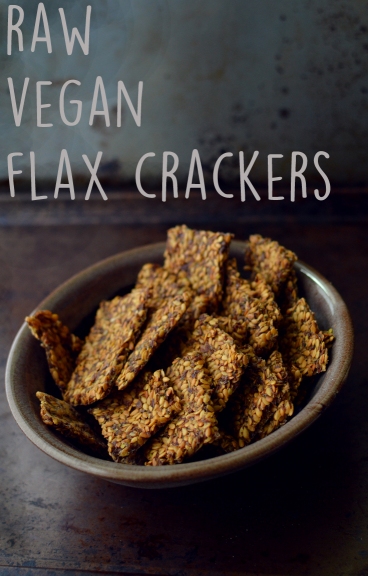 Raw Vegan Flax Seed Crackers - 5 Raw Vegan Recipes - Rich Bitch Cooking Blog